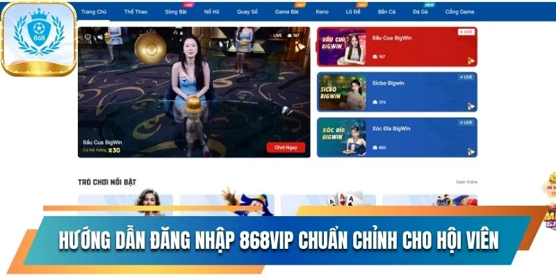 Đăng nhập 868vip