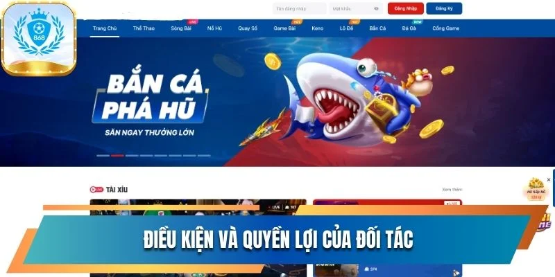 Giới Thiệu Đại Lý 868vip - Hợp Tác Nhận Chiết Khấu Khủng 2 Điều kiện và quyền lợi khi trở thành đối tác 868vip