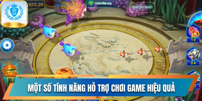 Săn Thưởng Lớn Cùng Bắn Cá Thần Tài Cực Hot Tại 868vip 4 Một số tính năng hỗ trợ chơi game diễn ra hiệu quả