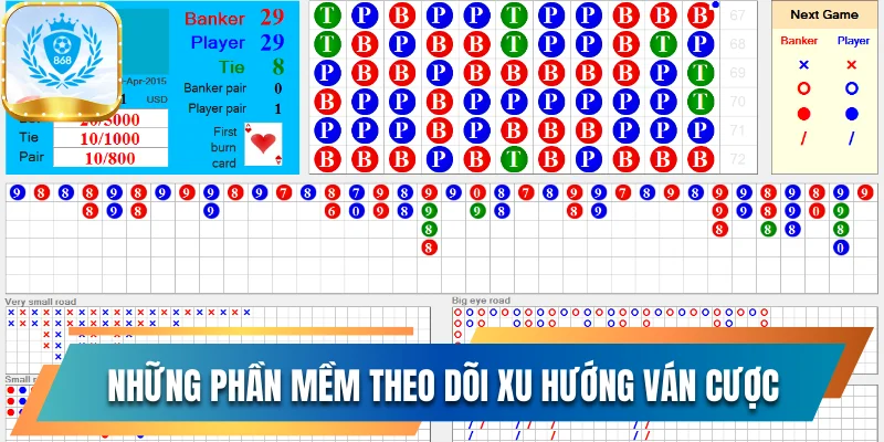 Những phần mềm theo dõi xu hướng trong ván cược