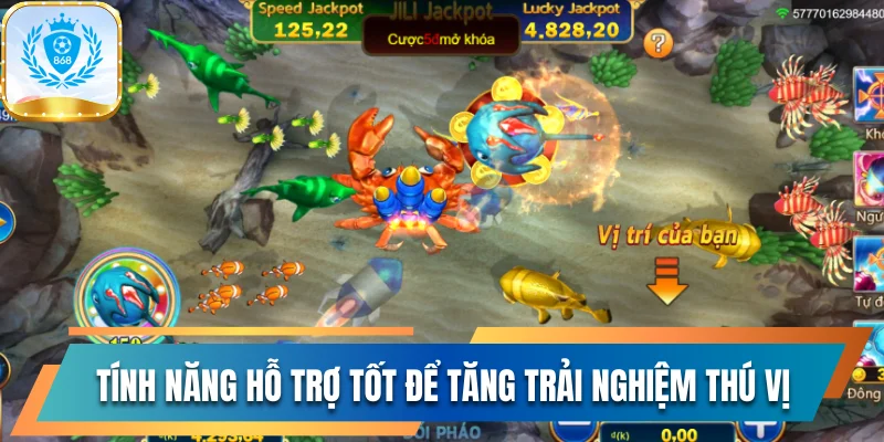 Tranh Tài Cùng Bắn Cá Tam Quốc Để Nhận Thưởng Cực Lớn 4 Tính năng hỗ trợ tốt để tăng trải nghiệm thú vị